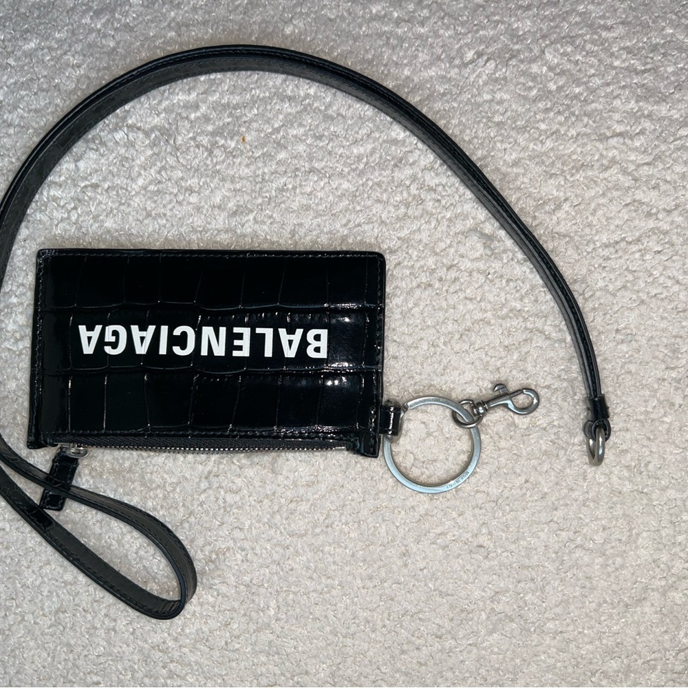 Balenciaga Key Pouch with Lanyard - Picture 3 of 5